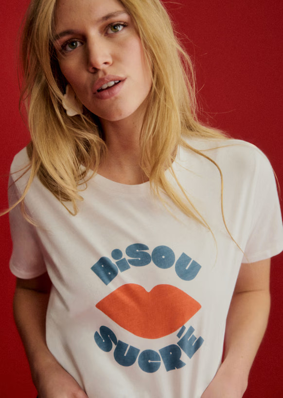 Bisou Sucré T-Shirt | Sezane Paris - US