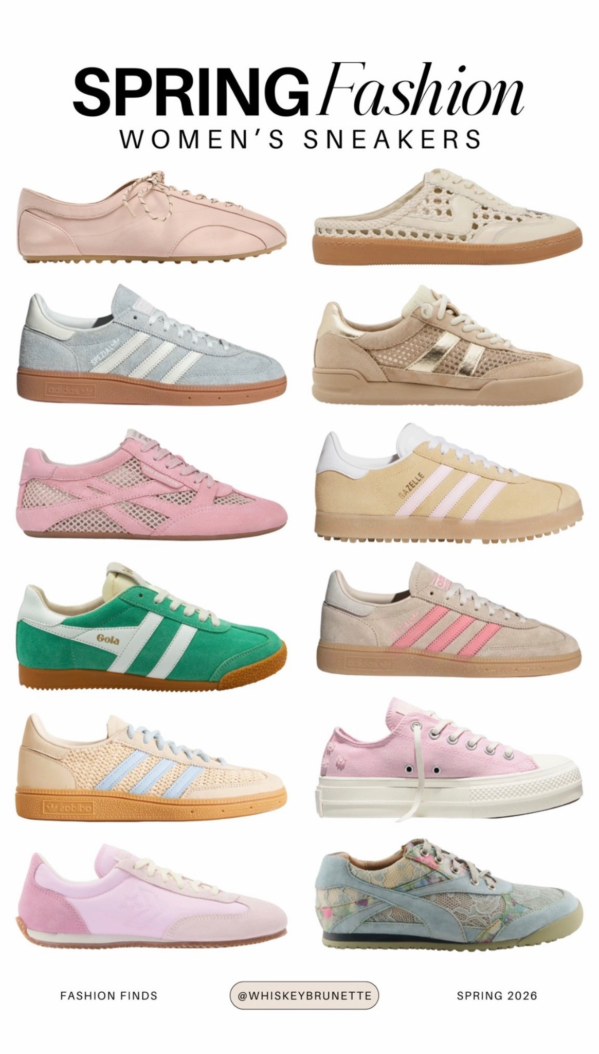 Women’s spring sneakers

white leather sneakers
neutral everyday sneakers
lightweight running sneakers
platform casual sneakers
retro style sneakers
breathable mesh sneakers
pastel spring sneakers
minimalist fashion sneakers
slip on casual sneakers
chunky street style sneakers