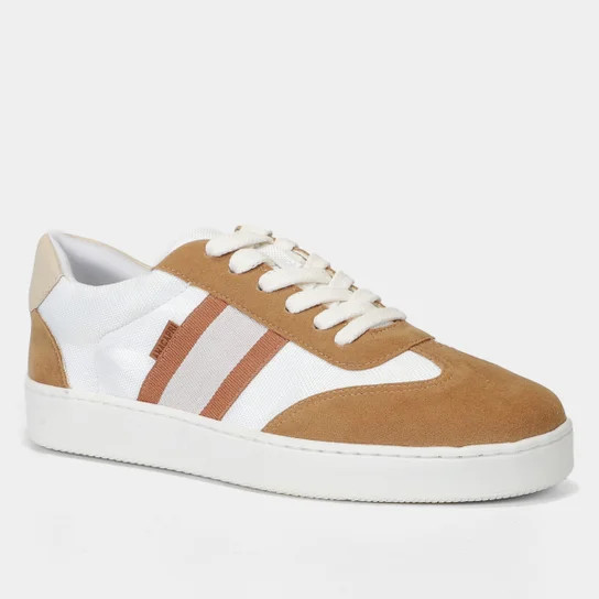 Tênis Anacapri Mari Feminino - Branco+Caramelo | Netshoes (BR)