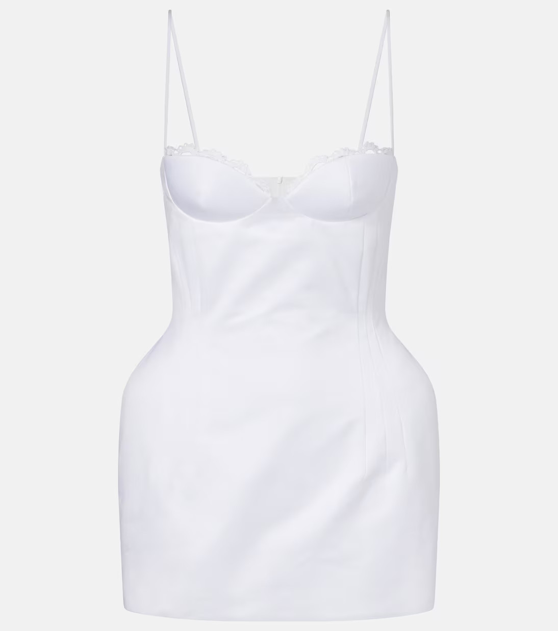 Cotton bustier minidress | Mytheresa (US/CA)