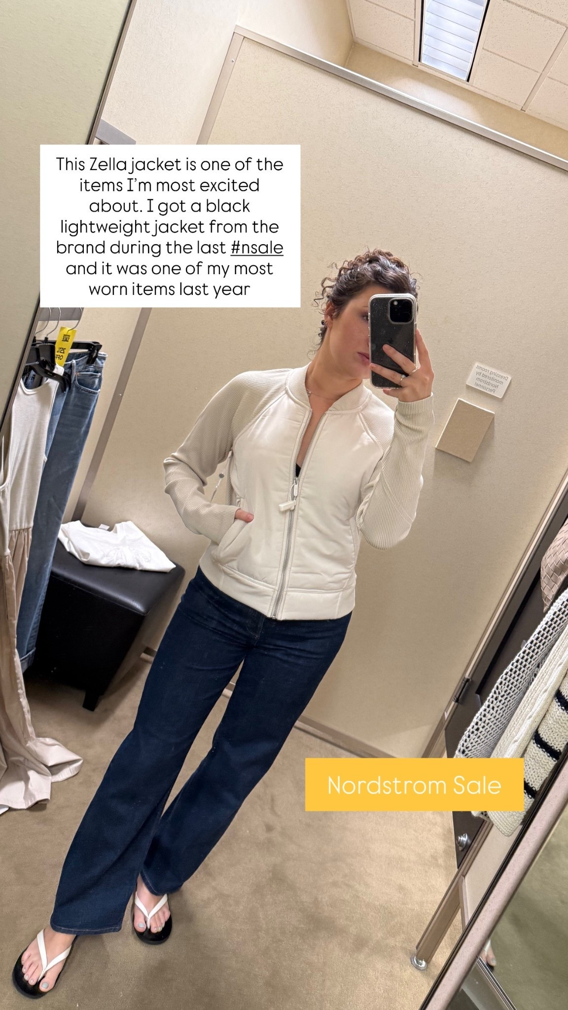 Nordstrom Sale - Zella active jacket. Wearing a size medium 

#LTKSaleAlert #LTKActive #LTKFindsUnder100