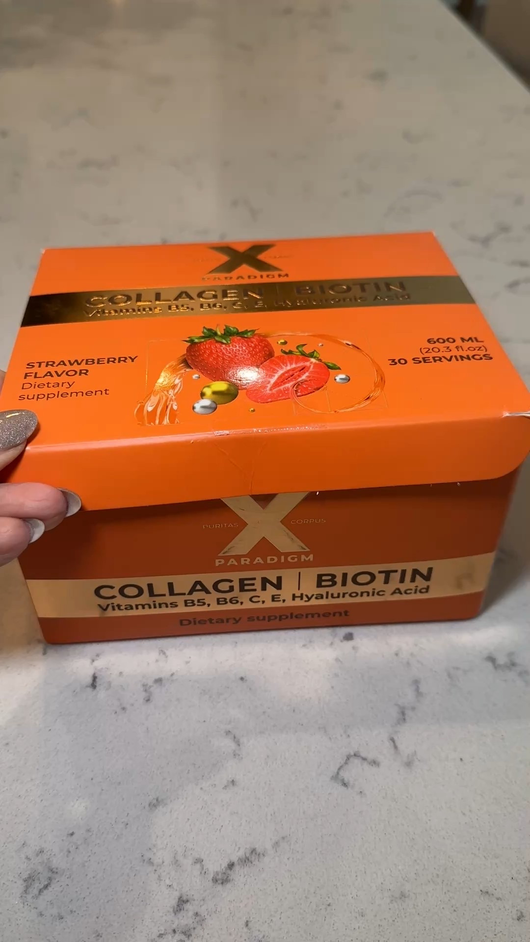 Collagen & Biotin daily drinkable shots in a yummy fruit flavor - yes please! 🙌🏻

#LTKmorningroutine #LTKBeauty #LTKOver40