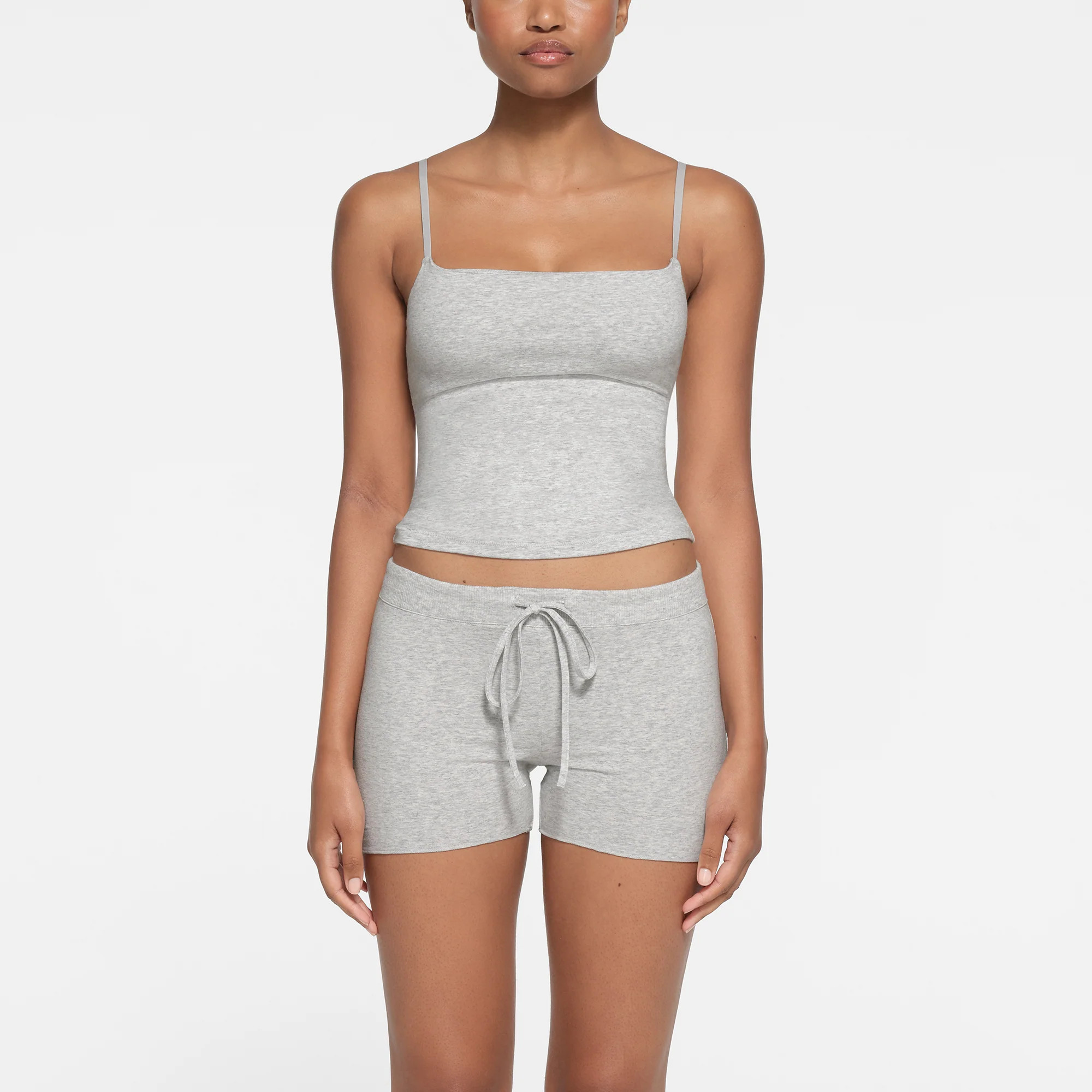 SKIMS Cami Top | Grey | Small | Cotton Jersey | SKIMS (US)