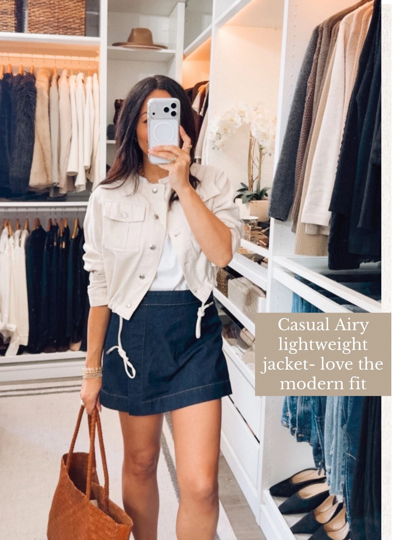 @Madewell sale! Relaxed fit light airy jacket perfect for chilly days. I sized down to an xs
Skort TTS

#LTKxMadewell #LTKSaleAlert #LTKootd