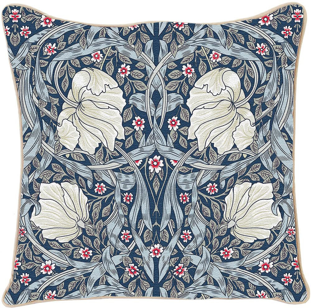 Signare Tapestry Cushion Cover Scatter Decorative Sofa Pillowcase (CCOV-PN-Pimpernel-BL) | Amazon (US)