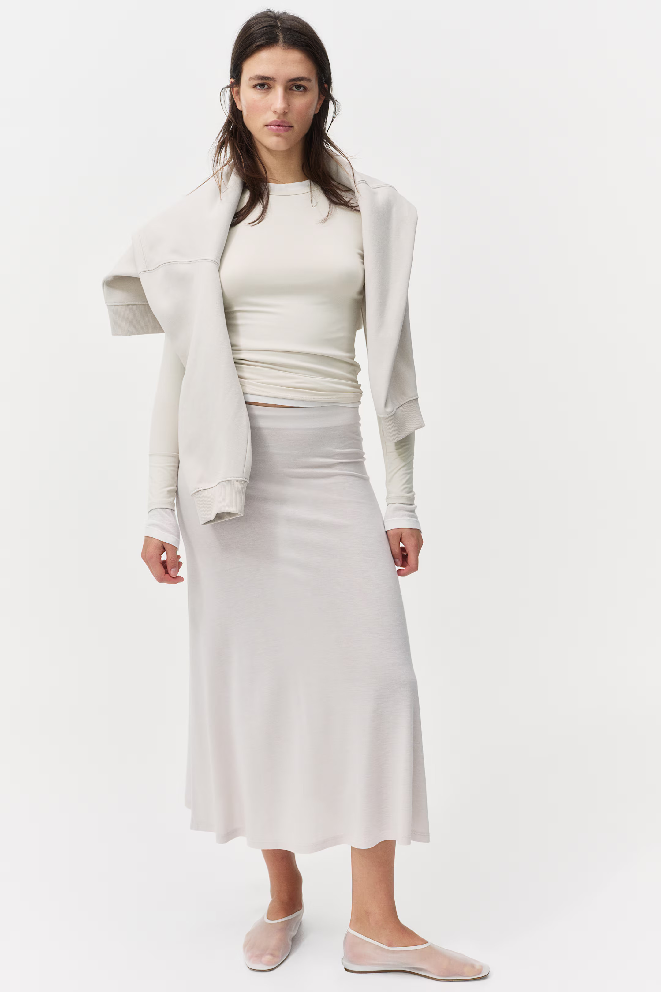 Long-sleeved Microfiber Top | H&M (US + CA)