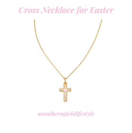 I have this in periwinkle opal from a few years ago. Wore it yesterday! It’s such a beautiful piece to reflect this season. A great gift idea! 

Kendra Scott Cross Gold Pendant Necklace in White Kyocera Opal

Easter Outfit. Jewelry. Accessories 

#LTKstyletip #LTKSeasonal #LTKfindsunder100