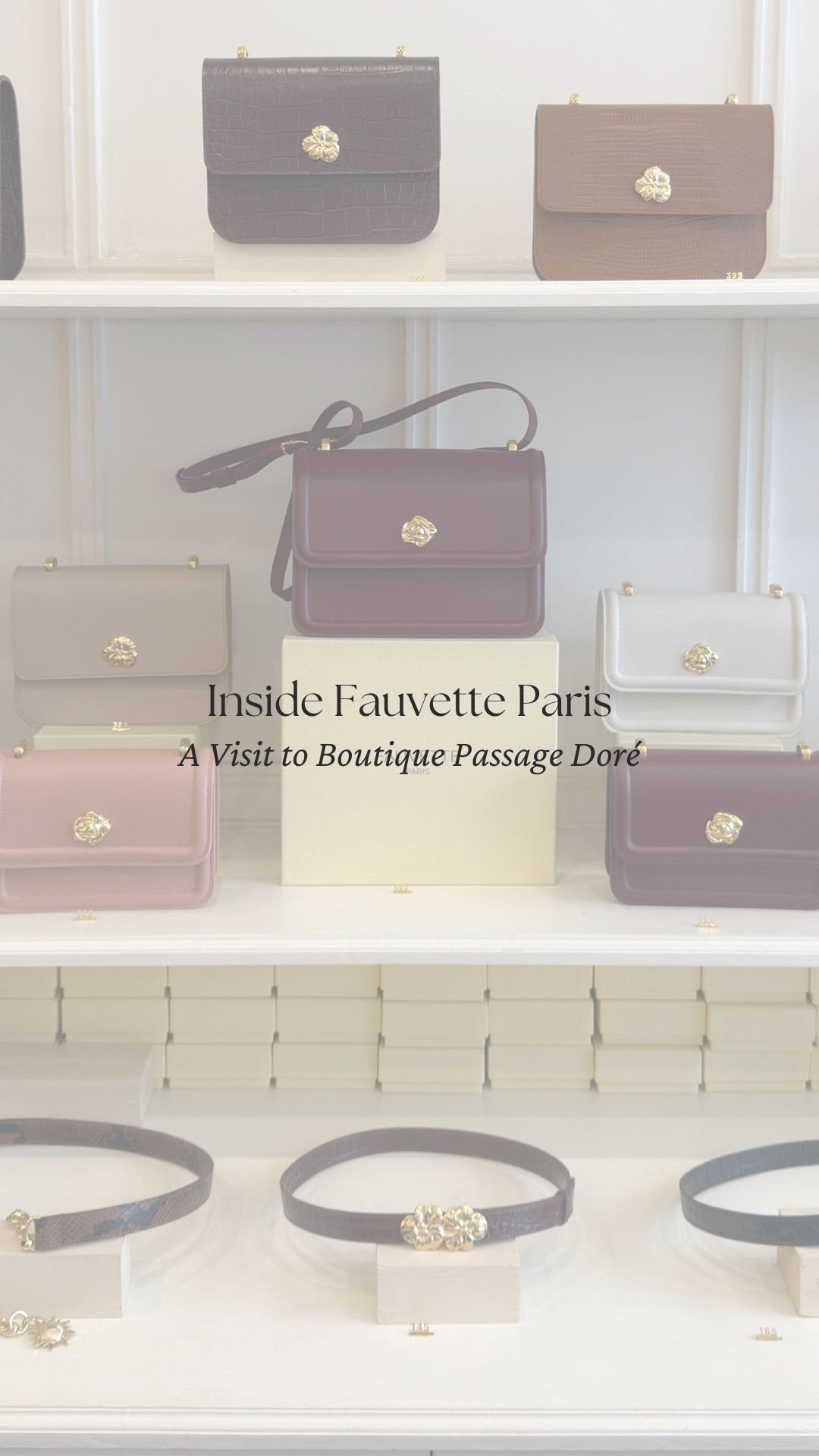Come with me inside French handbag brand Fauvette Paris 👜

Note: unable to link the bags here directly you can find them all in the recent maevawithamour.com article 🤍 I’ve linked some of the pieces I’m wearing here!

During my recent stay in Paris, I had the chance to meet Fauvette founder Claire Rischette in person and visit Passage Doré, the beautiful boutique and atelier where she runs the brand 🤍

I’ve admired Fauvette for quite some time and have loved carrying my Adèle, so being able to explore the collection in person, learn more about Claire’s creative process and step inside the atelier where her designs come to life made this such a special visit!

Thank you to Claire and the wonderful team for such a warm welcome and a truly memorable afternoon!

📍 Boutique Passage Doré, 6 Rue du Château d’Eau, 75010 Paris

🤍 I’m sharing more from my visit, a closer look inside Claire’s atelier and my favorite Fauvette styles, you can also find it on maevawithamour.com - link in bio

👜 If you fall in love with one of the bags too, you can use code MAEVAWITHAMOUR for 10% off Fauvette

👉 Save this for your next trip to Paris, and follow along for more French brands, boutiques, handbag discoveries, and timeless style inspiration

With Amour, M.

#LTKdayinmylife #LTKTravel #LTKstorytime