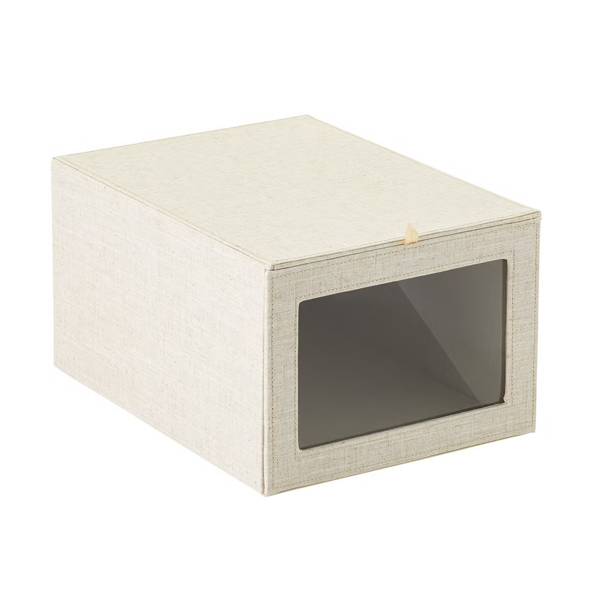 Cambridge Drop-Front Shirt Box Linen | The Container Store