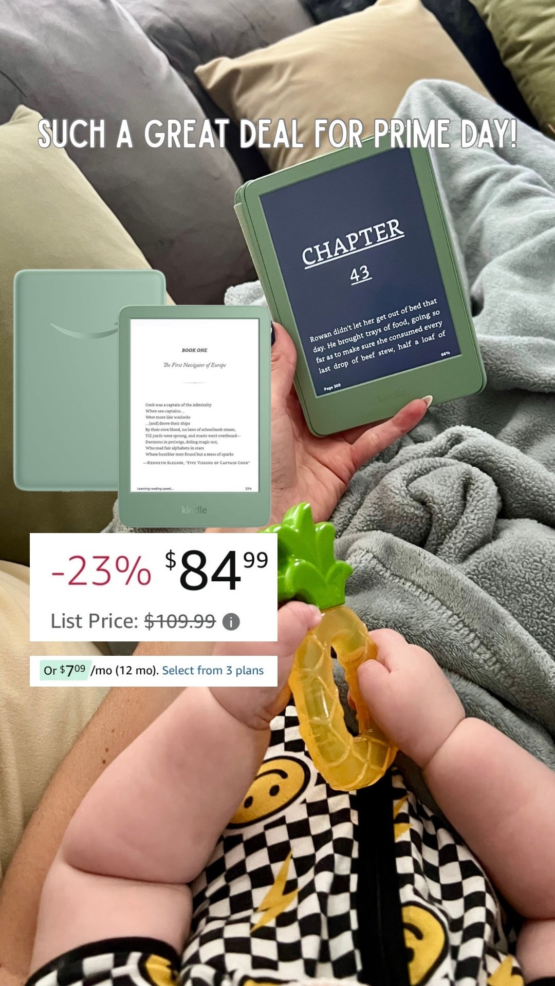 📚 Prime Day Kindle Deal!

If you’ve been thinking about getting a Kindle, this is one of the best prices I’ve seen! 🤍 As a busy mom, being able to read one-handed during naps, nursing sessions, or while my little one plays has helped me get back into reading.

I’ve been using mine constantly, and it’s easily one of my favorite purchases this year. If it’s been on your wishlist, Prime Day is a great time to grab one!

✨ Linked in my LTK!

#LTKSale #PrimeDayDeals #Kindle #BookTokMadeMeBuyIt #ReadingLife

#LTKselfcare #LTKmomlife #LTKSaleAlert