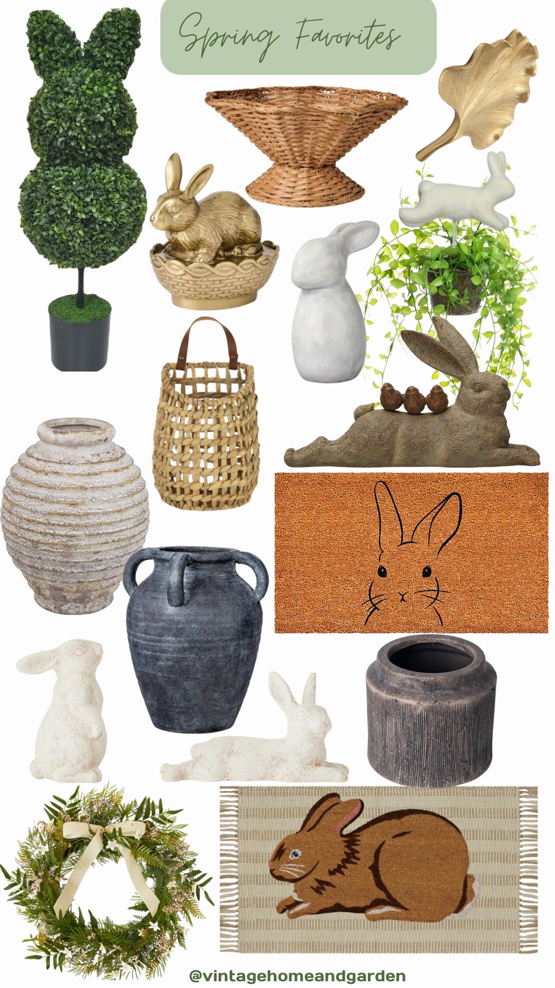 Handpicked trending bunnies, baskets, and décor to refresh your home for the spring and summer season! 🤍

#springdecor #summerdecor #trendingspringdecor #bunnycandydish #bunnytopiary #springporch #springwelcomemat#LTKSpringSale #easter

#LTKHome #LTKSeasonal