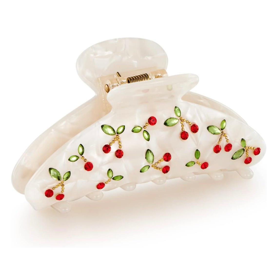 Hair clip, cherry, cherries, white hair clip, jeweled hair clip, gifts for friend, gifts for girls, gifts for daughter, gifts for sister, hair accessories, spring fashion, spring outfit, summer fashion, summer hair accessories, summer outfit 

#LTKStyleTip #LTKFindsUnder50 #LTKBeauty