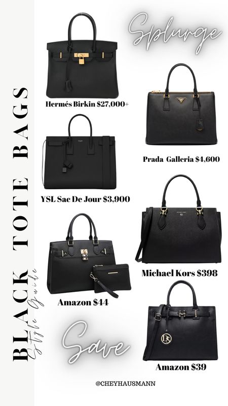 Black Tote Bags #styleguide #splurgeorsave #savesplurge

#LTKGiftGuide #LTKFind #LTKstyletip