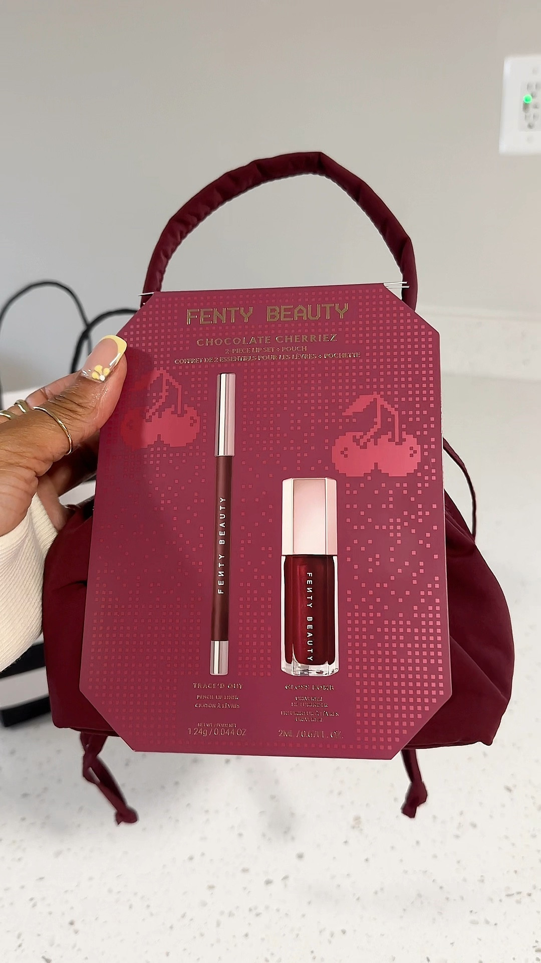 Sephora has this new fenty limited edition chocolate 🍫 cherry 🍒 lip gloss 💋and the color combo eats! Get it before it’s gone! 🍫🍒💋


#sephorahaul #fentybeauty #limitededition #chocolatecherries #obsessed #fenty #lipgloss #gloss #glossfentybeauty #makeup
#sephora #sephoramx #cherry #fentybeautylipcombo #fentycherrycollectionn #sephorasale

#LTKBeauty #LTKGiftGuide #LTKU
