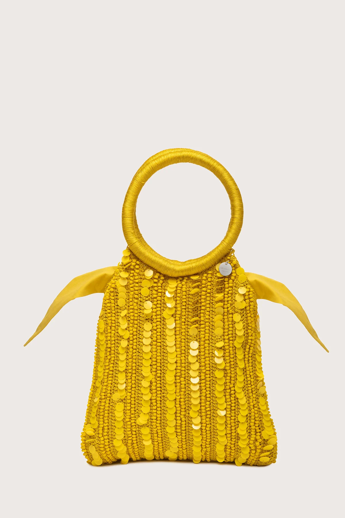 Maris Embellished Bag in Lemon | Merlette NYC