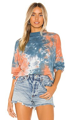 Free People Be Free Tie Dye Tee in Blue Combo from Revolve.com | Revolve Clothing (Global)