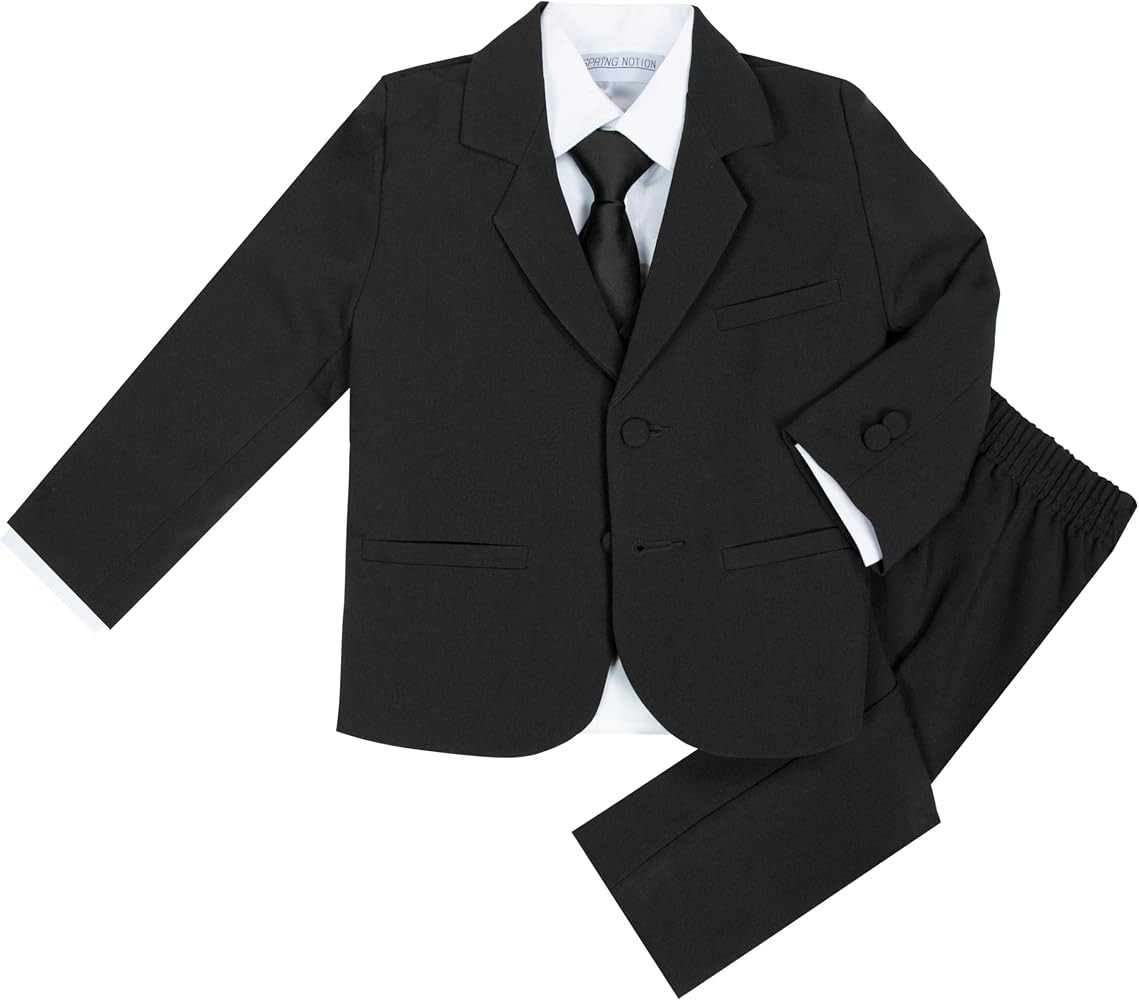 Spring Notion Baby Boys' Classic Fit Formal Dress Suit Set | Amazon (US)