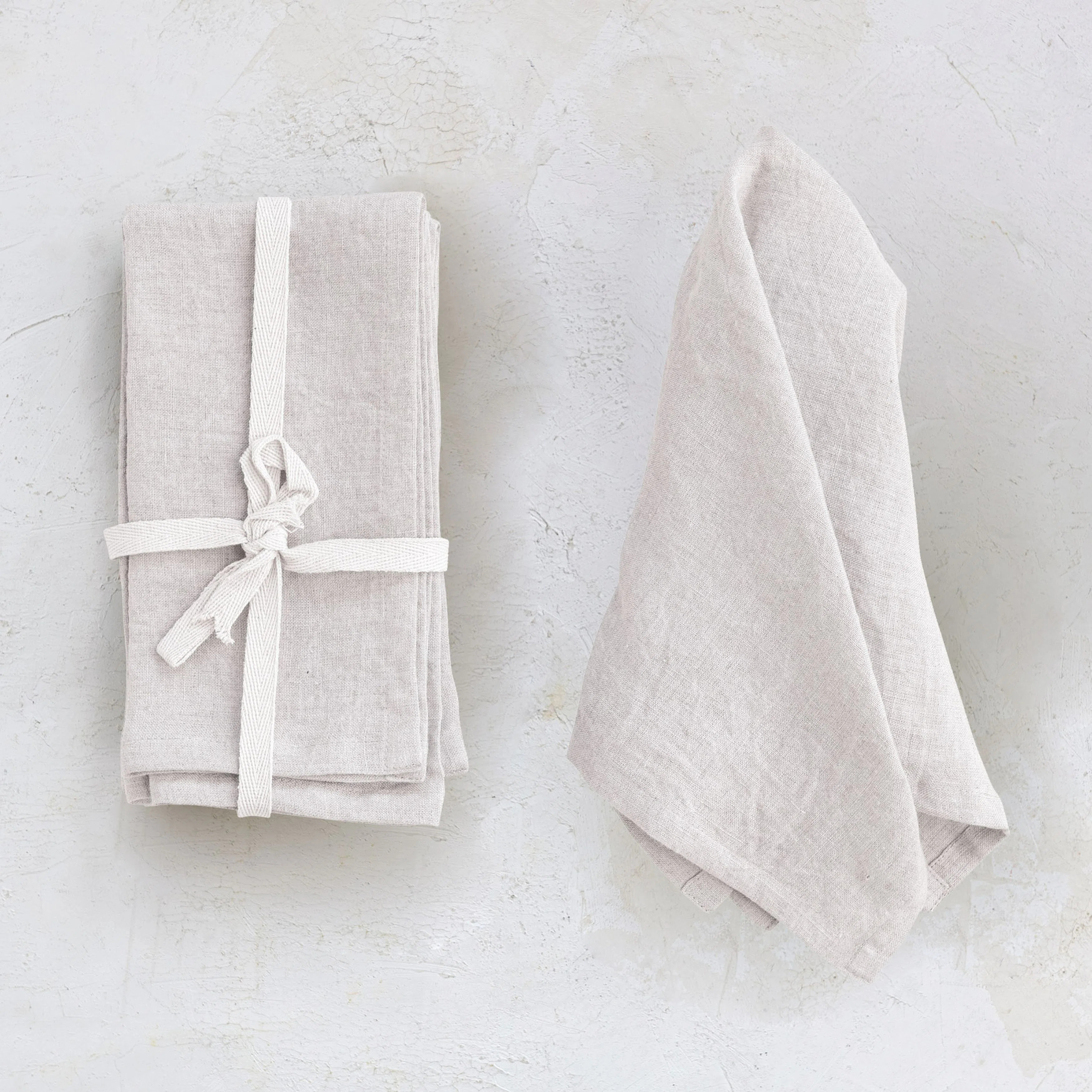 Vernon Square Stonewashed Linen Dinner Napkins for Kitchen Use, Set of 4 | Wayfair North America