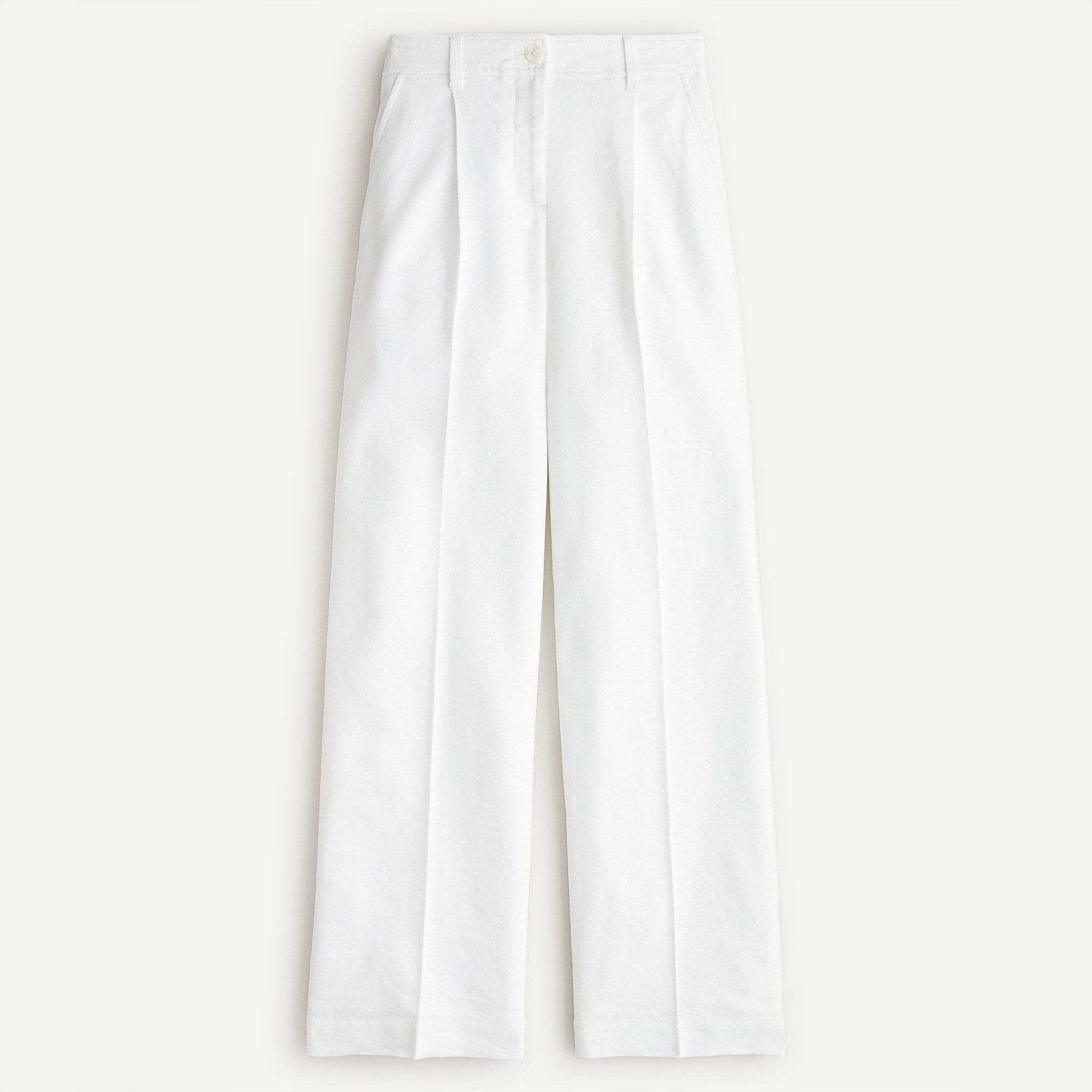 Wide-leg pant in stretch linen | J.Crew US