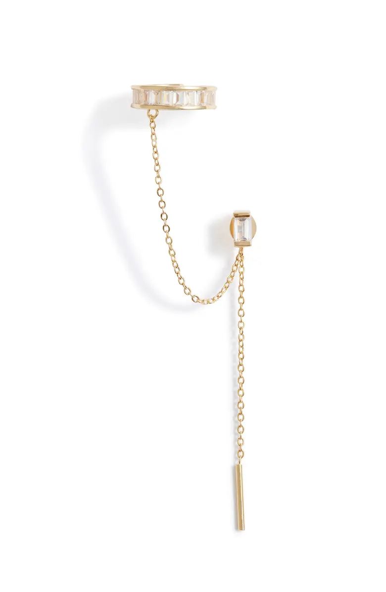 Single Draped Chain Drop Earring | Nordstrom