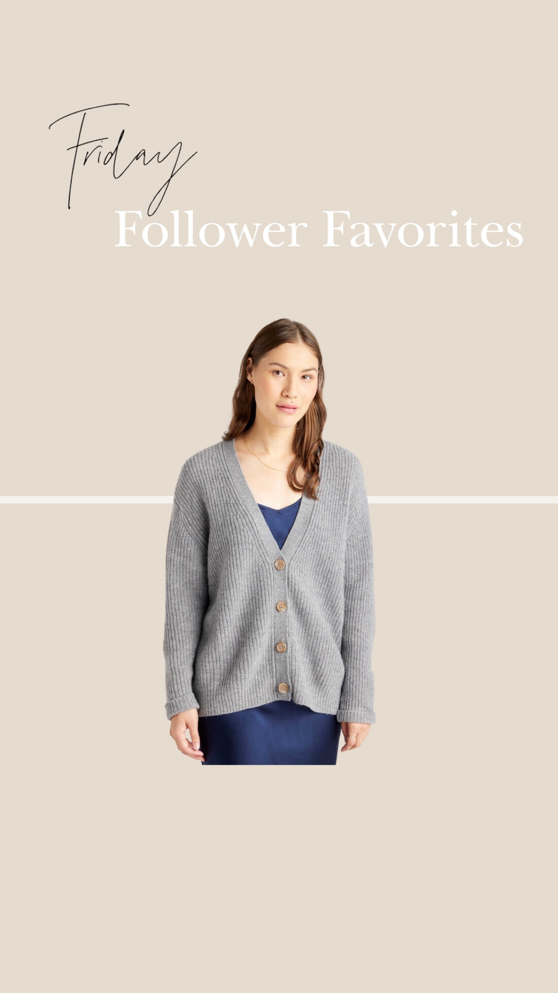 Friday Follower Favorites
Cashmere Cardigan
Jenni Kayne Dupe

#LTKstyletip #LTKSeasonal