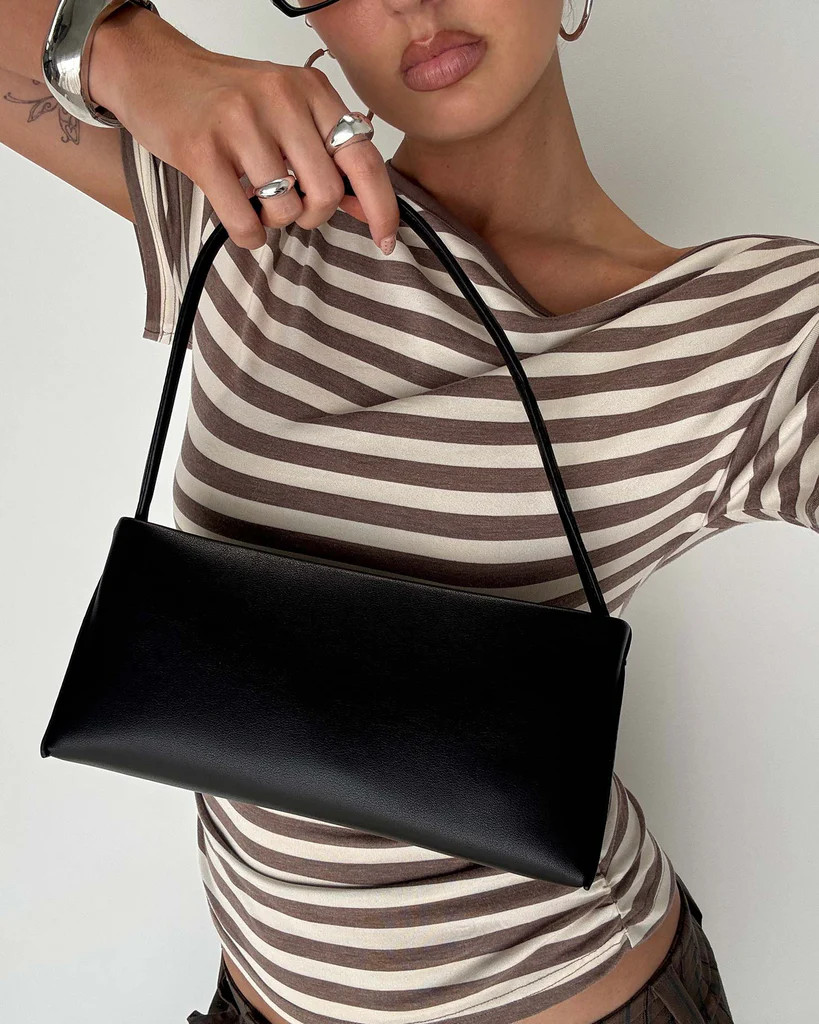 Dawn To Dusk Shoulder Bag Black | Princess Polly US