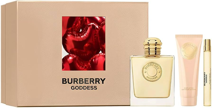 Burberry Goddess 3-Piece Gift Set for Women, 3.4 Oz EDP, 0.33 Oz EDP and Body Lotion | Amazon (US)
