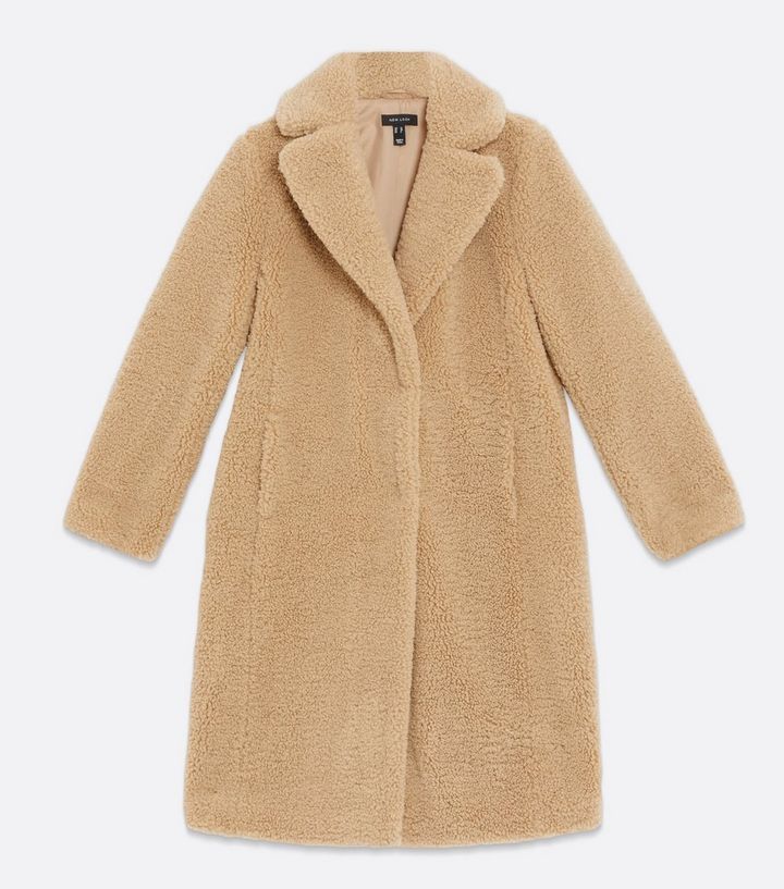 Camel Long Teddy Coat
						
						Add to Saved Items
						Remove from Saved Items | New Look (UK)