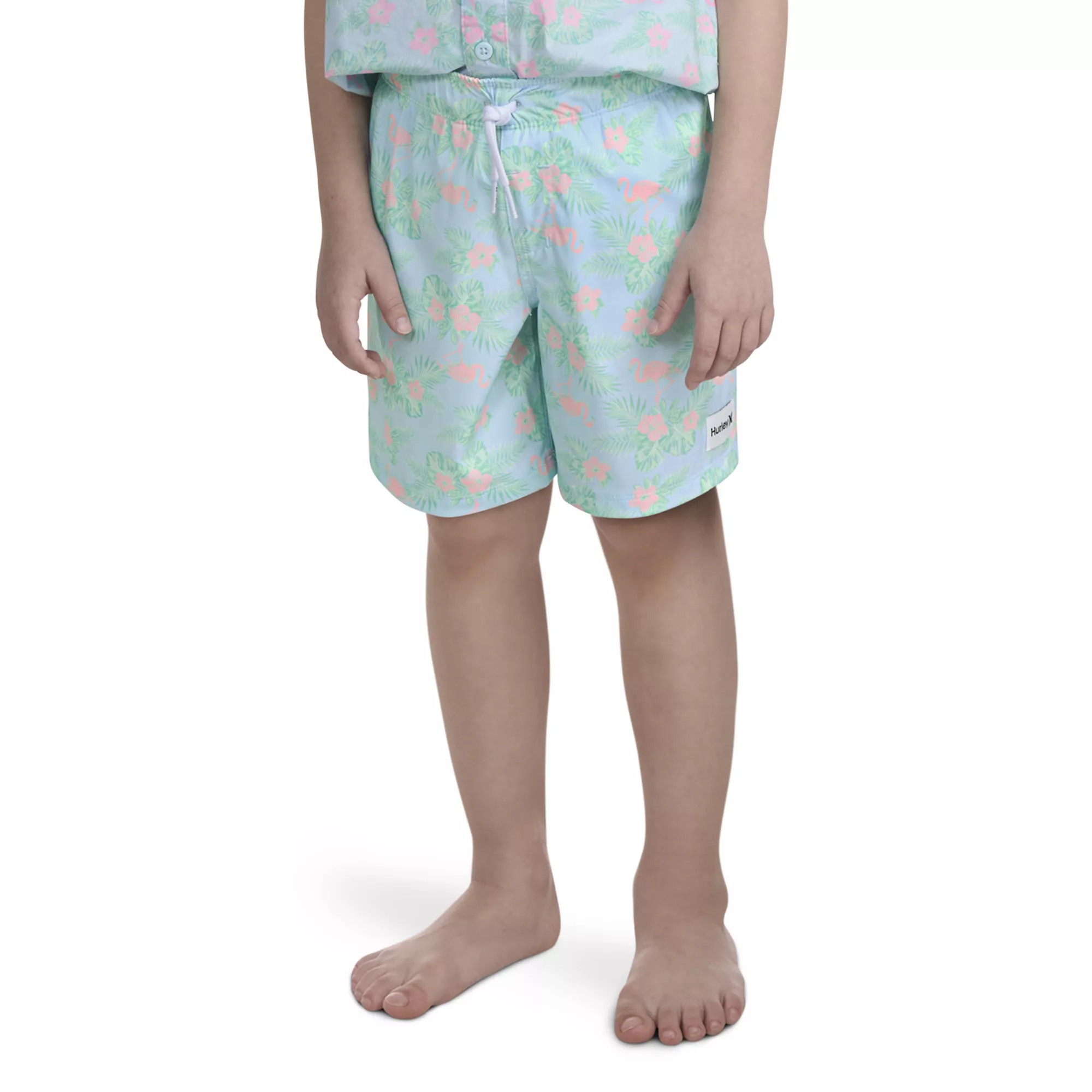 Boys 4-20 Hurley Flamingo Pull-On Swim Trunks | Kohl's