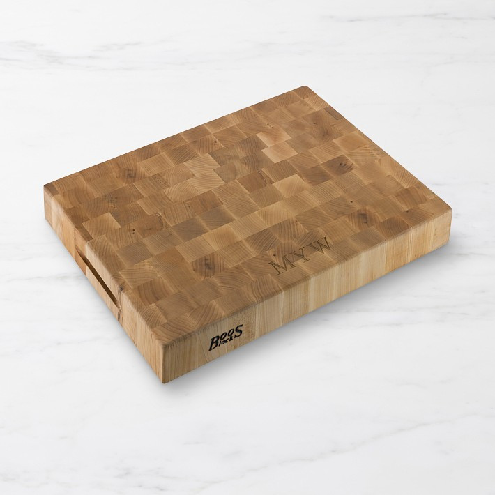 Boos End-Grain Rectangular Chopping Block, Maple | Williams-Sonoma