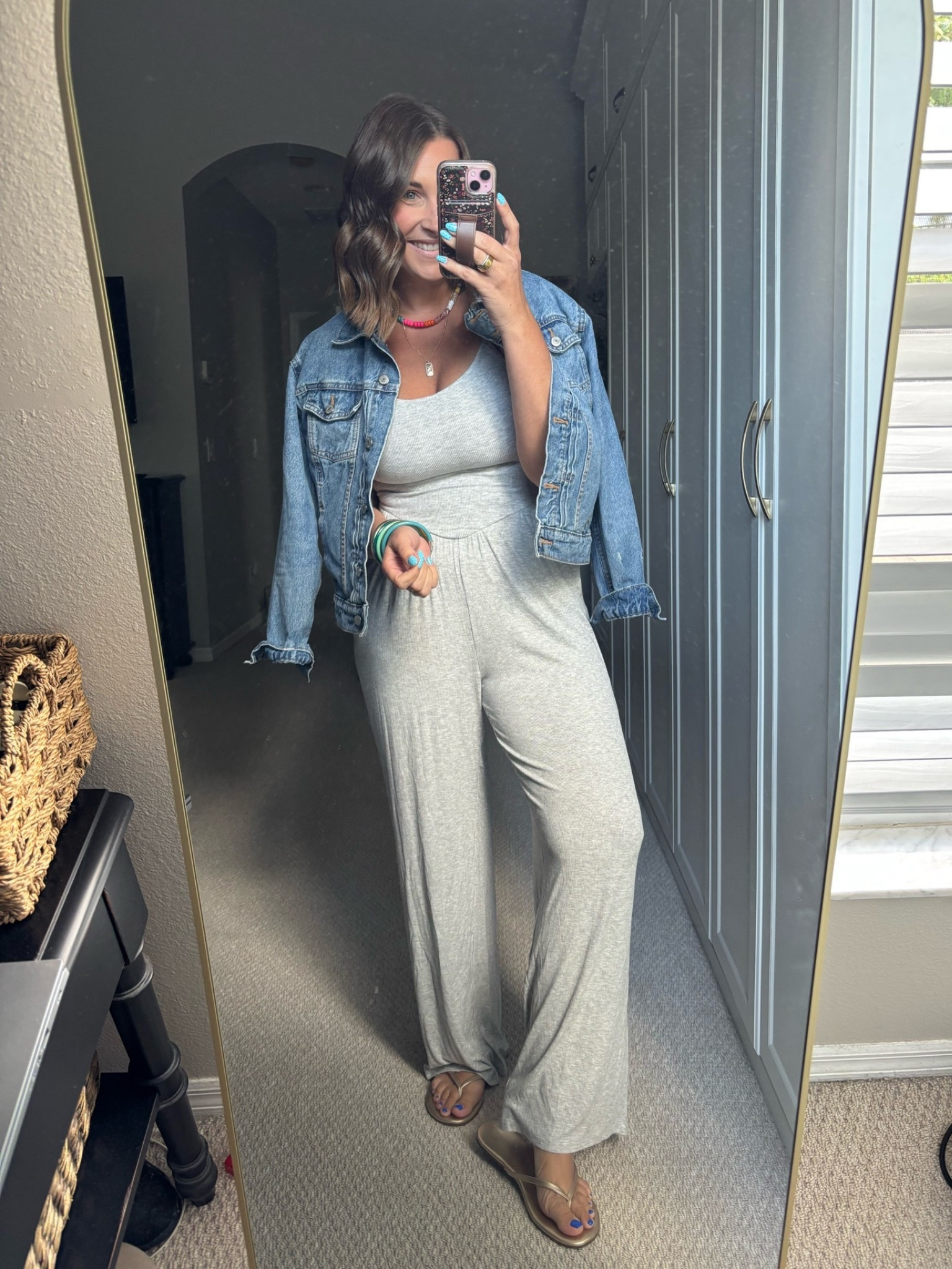 The comfiest jumpsuit ever! Soft, stretchy and tts ☀️ casual summer outfit 

TTS: medium

#LTKootd #LTKmomlife #LTKMidsize