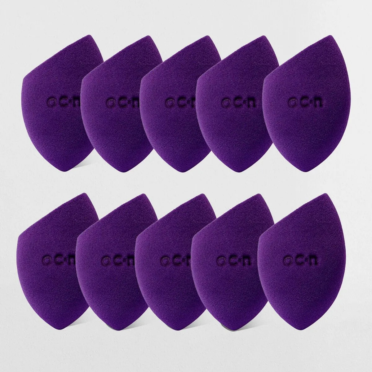 Kit Esponjas de Maquiagem - Flat Blend Roxa Océane Purple (10 Unidades) | Oceane (BR)