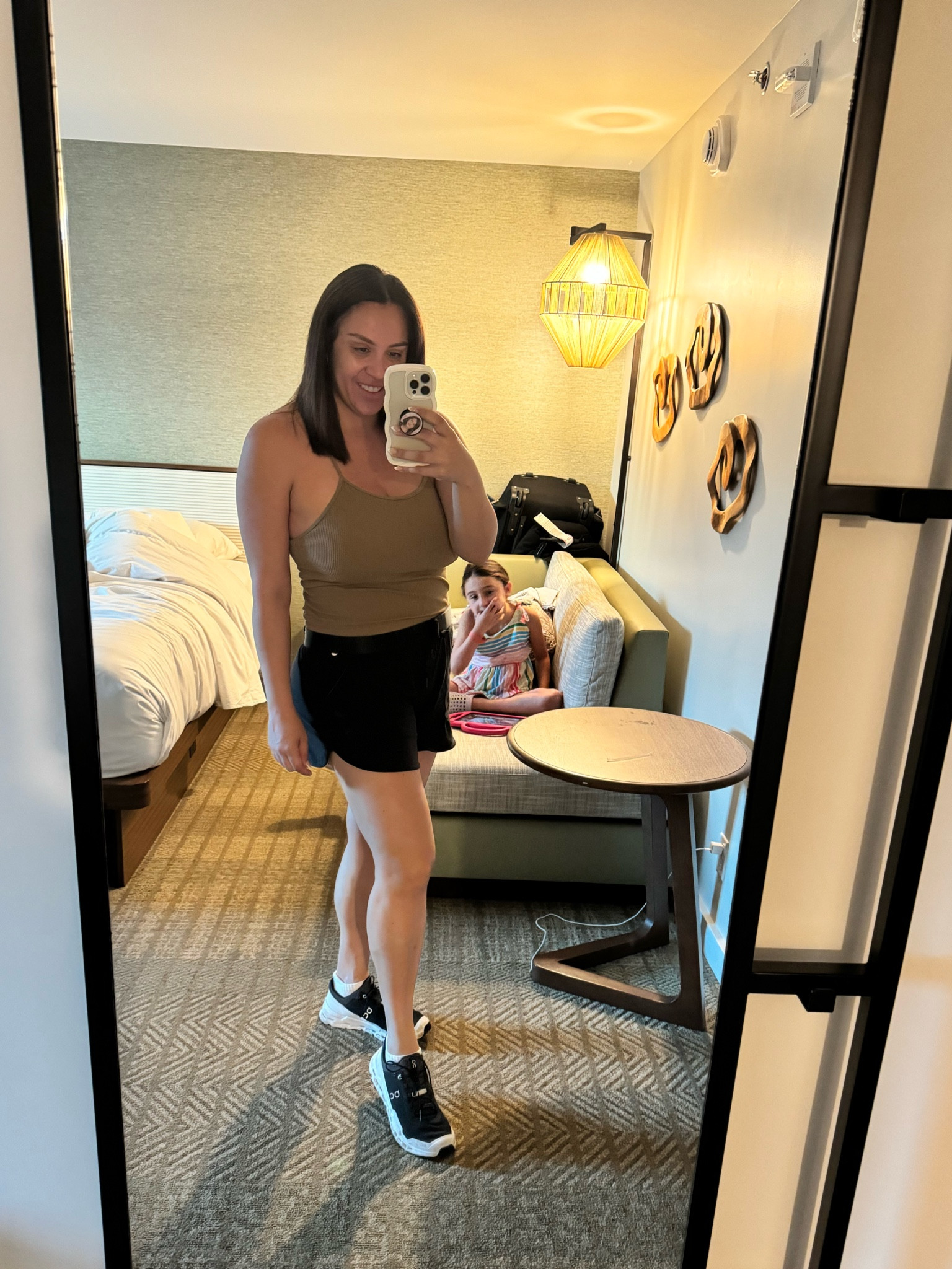 Morning walk in my favorite bra tank and the softest shorts ever! So comfortable for walks or lounging 

#HawaiiMornings #IslandVibes #VacationOutfit #TravelStyle #MorningStroll #TropicalGetaway #OOTD

#LTKFitness #LTKTravel