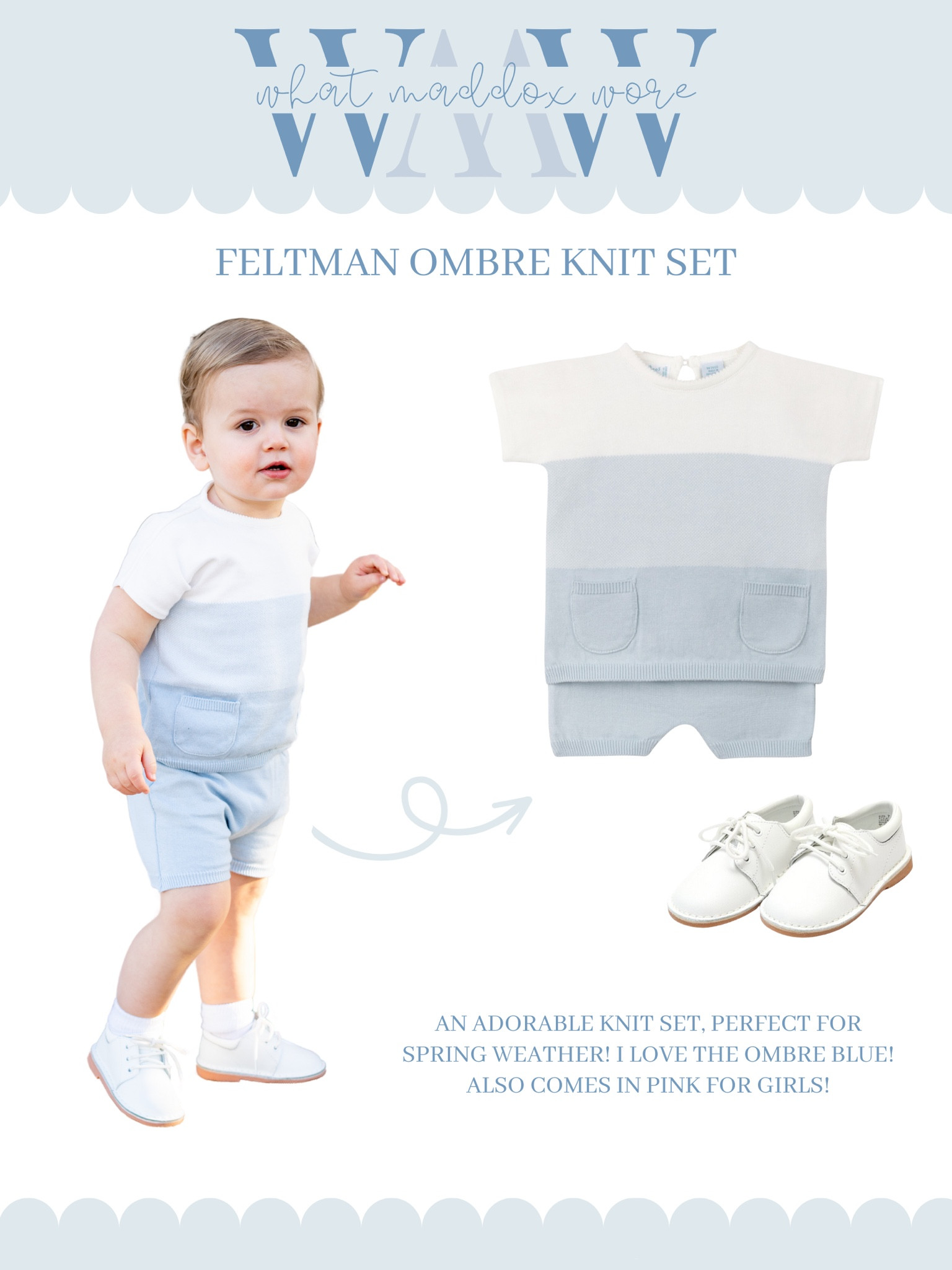 WMW - what Maddox wore 🤍 Feltman Ombré Knit Set 

#LTKkids #LTKbaby #LTKfamily