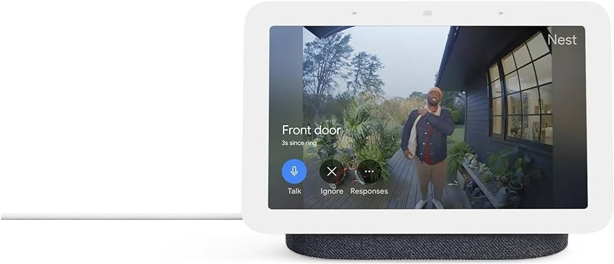 Google Nest Hub 7” Smart Display 2nd Generation with Google Assistant - Charcoal | Amazon (US)