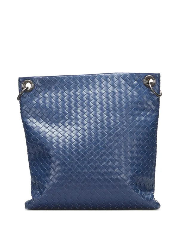 Bottega Veneta Pre-Owned 2008 Intrecciato Crossbody Bag - Farfetch | Farfetch Global