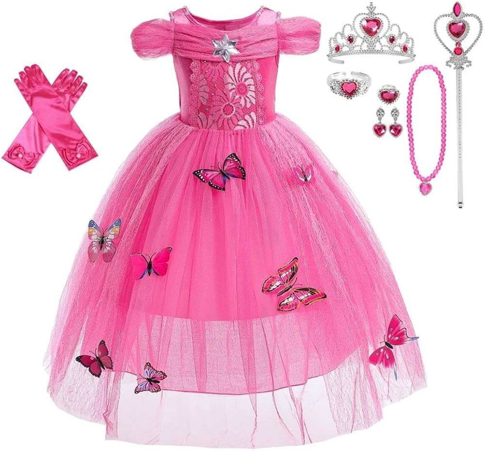 Dressy Daisy Toddler Girls' Princess Fancy Dress Up Costume with Accessories Halloween Outfit But... | Amazon (US)