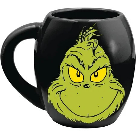 Dr. Seuss The Grinch Resting Grinch Face Heat Reactive Color Changing Tea Coffee Mug Cup 20 Oz. | Walmart (US)