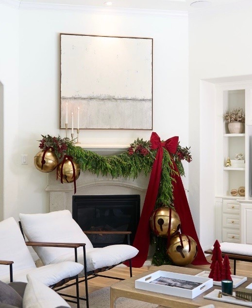 One more view of my festive mantel from last year! ❤️ 

I know it’s early but there are a few pieces to keep your eye out for as Christmas starts to hit stores!

GARLAND - I use a mix of Norfolk and My Texas House
RIBBON and BOWS- Amazon finds that usually sellout as the holidays get closer
BELLS- these are a Hobby Lobby find from last year. Hoping they are available again this year!

Christmas decor
Mantel
Garland 
My Texas House
Amazon finds
Bow

#LTKHome #LTKSeasonal #LTKMidsize