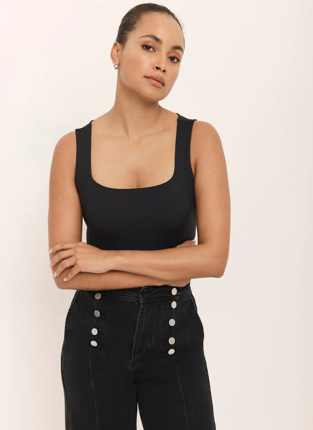 Black Layering Scoop Neck Vest£29.00Colour: BlackSize Guide
  
Choose your sizeChoose your sizeA... | Mint Velvet