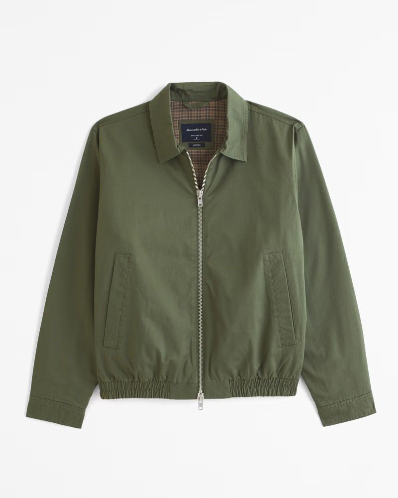 Men's Clean Harrington Jacket | Men's Clearance | Abercrombie.com | Abercrombie & Fitch (US)