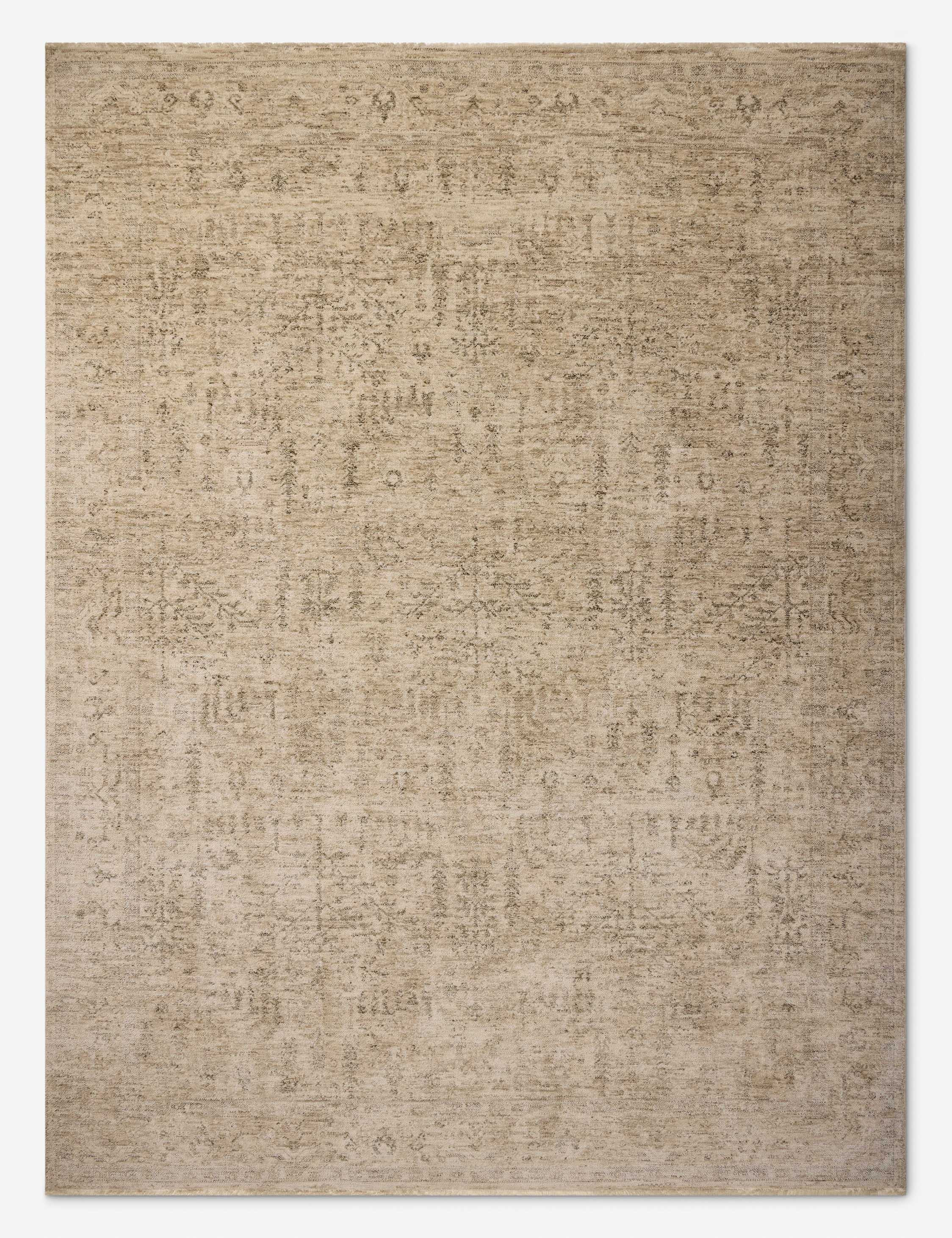 Junie II Rug Magnolia Home by Joanna Gaines x Loloi, Oatmeal and Smoke, 9'6" x 13' | Lulu and Georgia 
