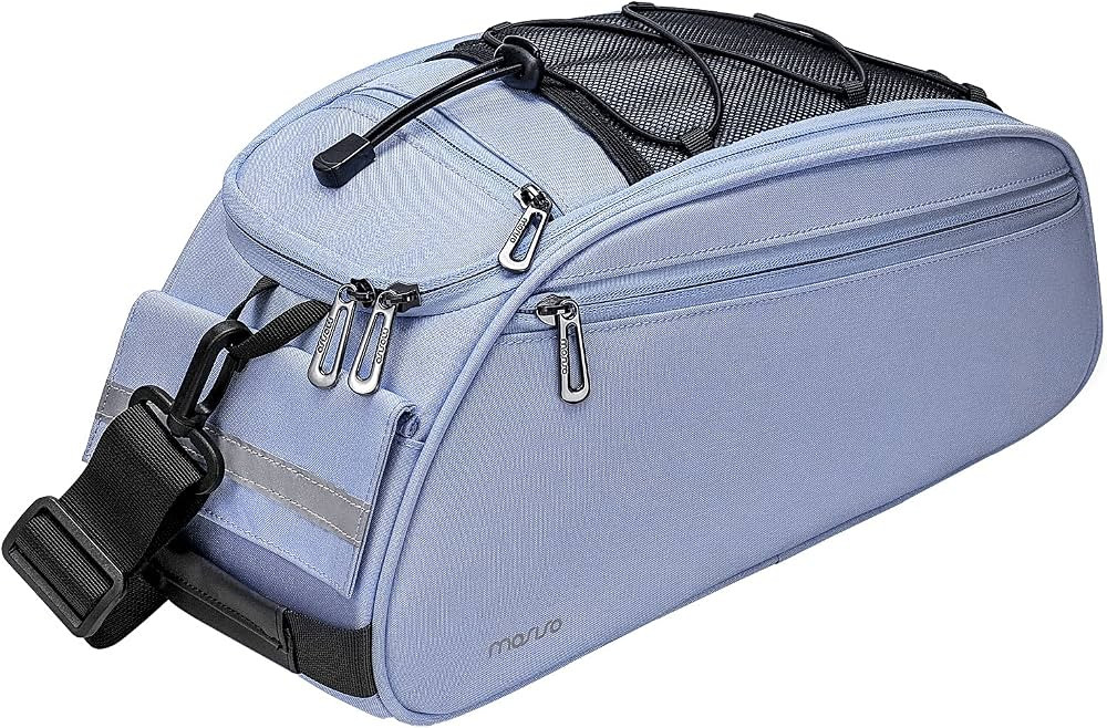 MOSISO Bike Rack Bag, Waterproof Bicycle Trunk Pannier Rear Seat Bag Cycling Bike Carrier Backsea... | Amazon (US)