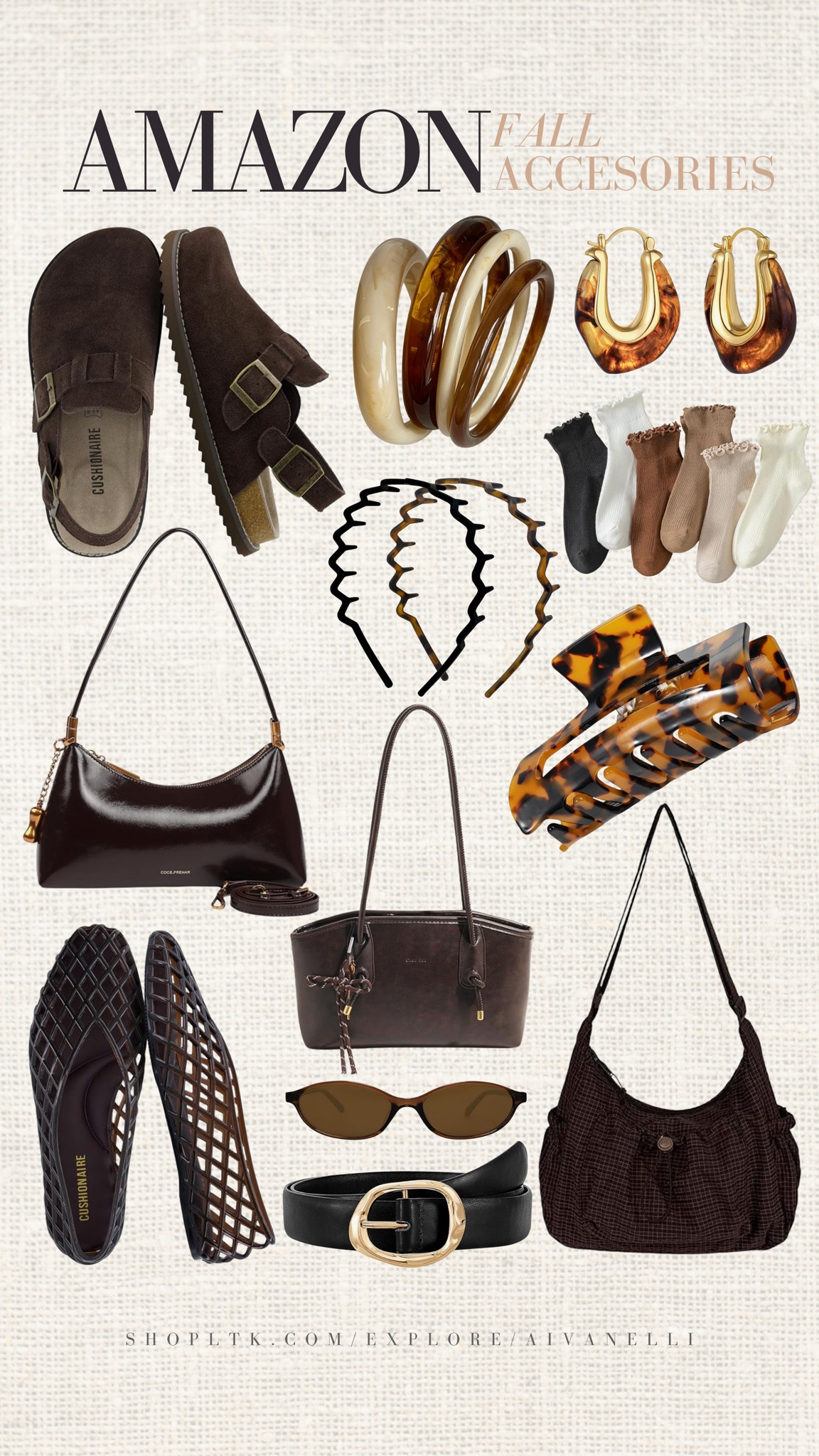 Amazon fall accessories

fall handbags
statement earrings
layered gold jewelry
cozy blanket scarves
suede shoulder bags
chic leather belts
trendy sunglasses
fall baseball caps
ankle socks with loafers
hair bows and headbands

#LTKSeasonal #LTKSaleAlert