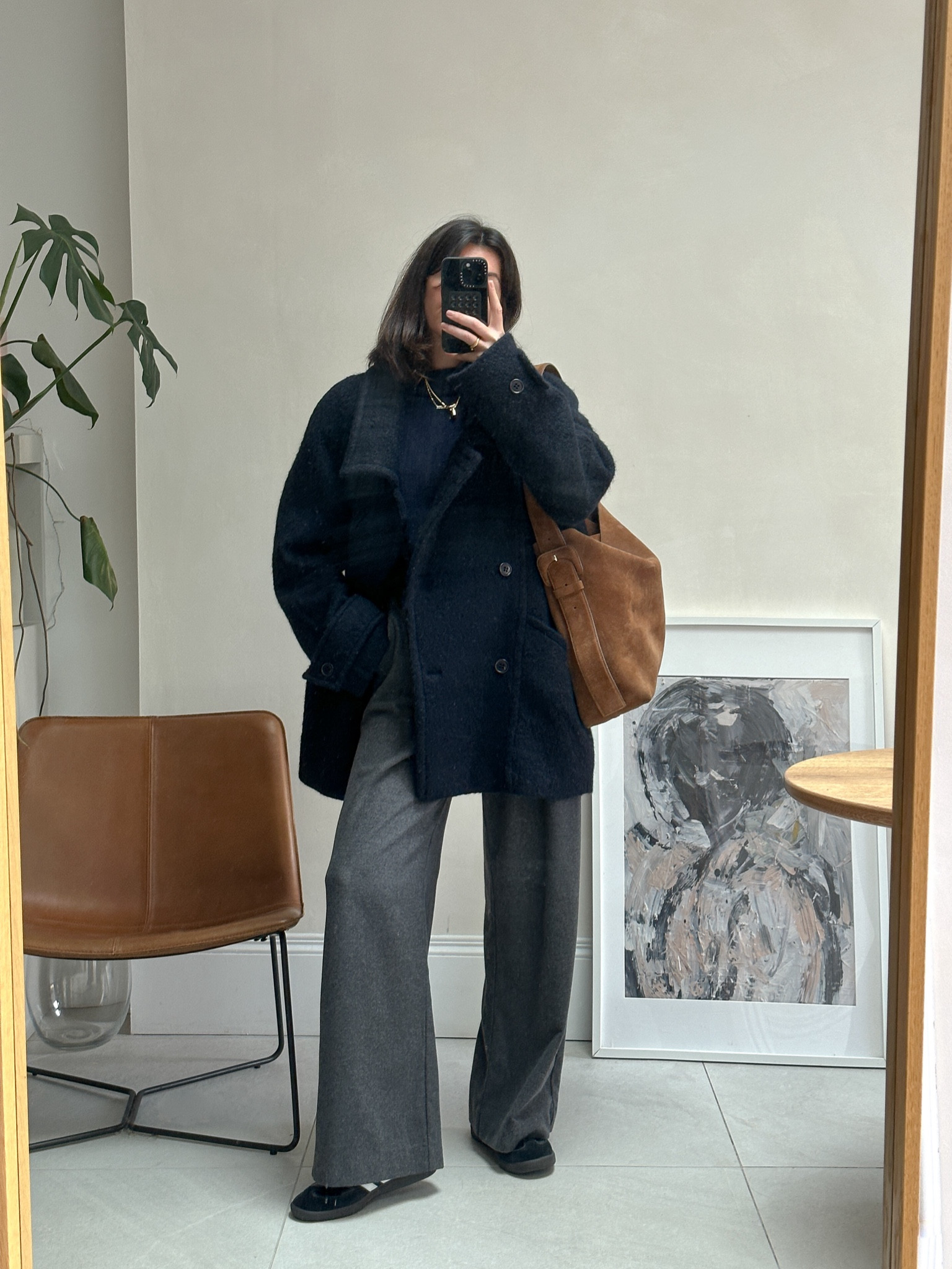 Navy funnel coat outfit 

#LTKSeasonal #LTKeurope #LTKstyletip