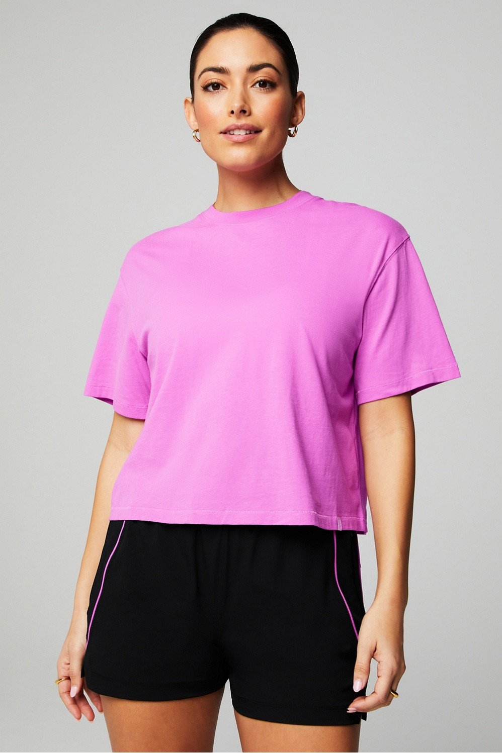 100% Cotton Boxy Tee | Fabletics - North America
