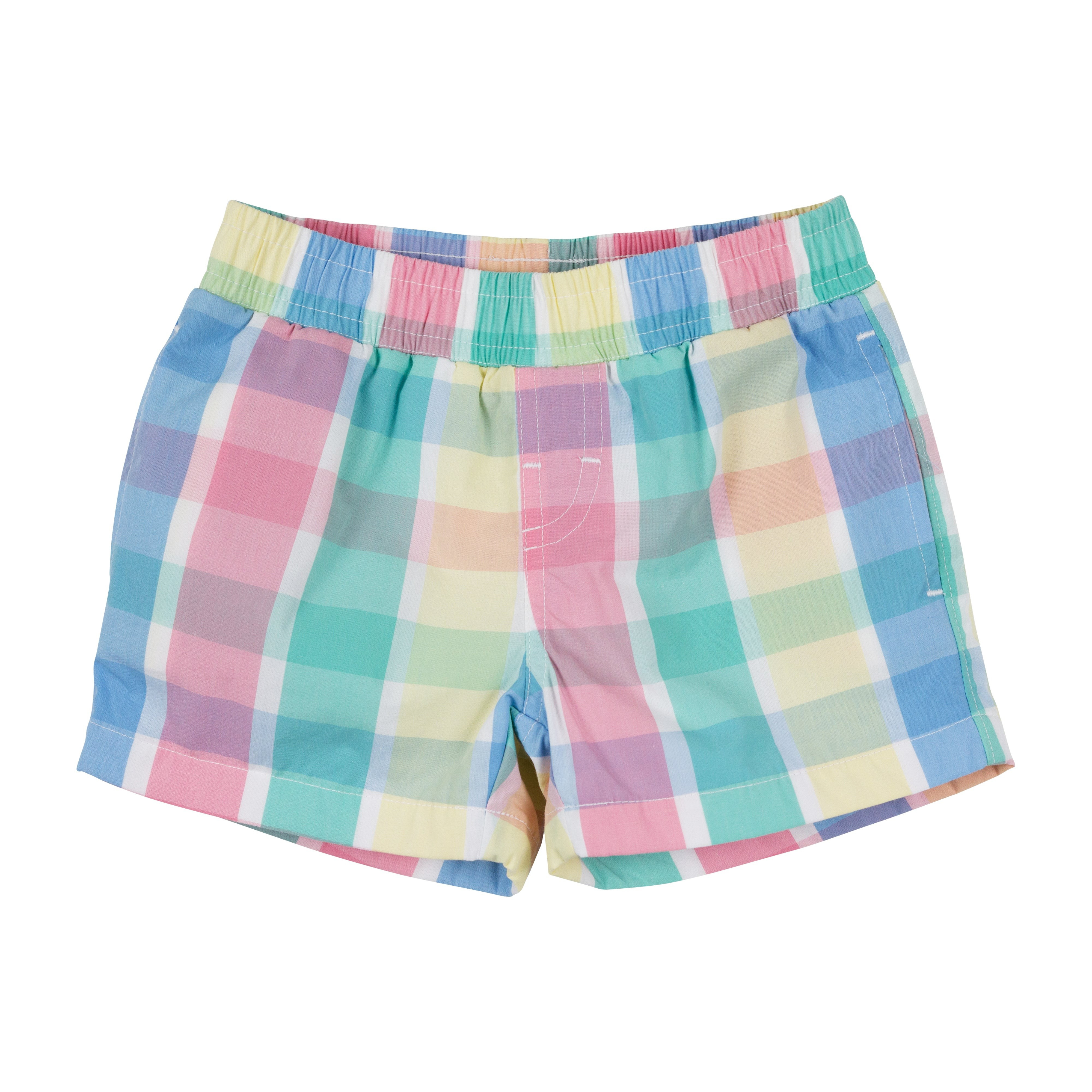 Sheffield Shorts - Piedmont Plaid with Worth Avenue White Stork | The Beaufort Bonnet Company