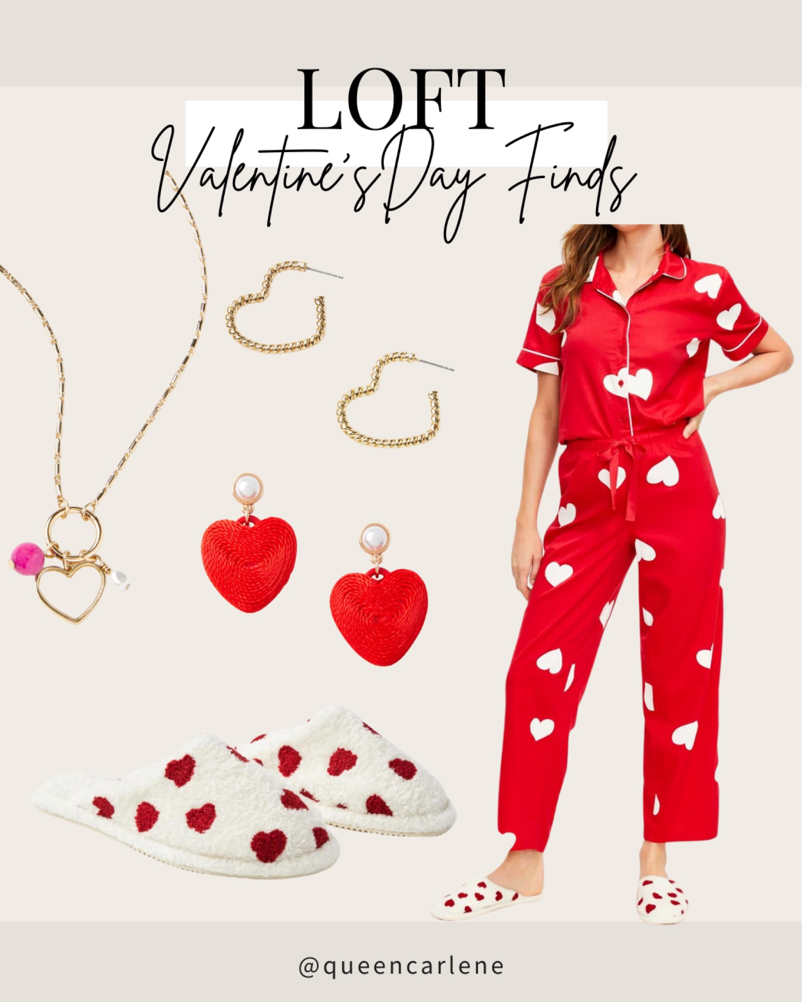 Loft: Valentine’s Day ♥️


Queen Carlene, Valentine’s Day, V’day finds, heart pajama’s, 

#LTKSeasonal #LTKFind #LTKstyletip