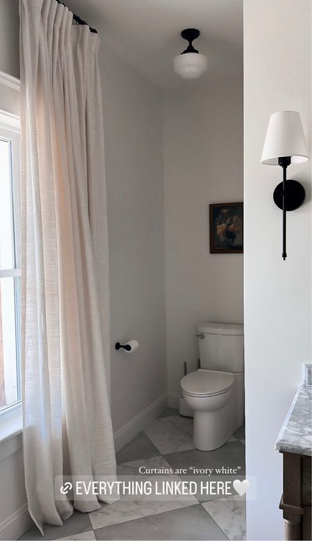 Toilet Corner 🚽 these curtains add such an elevated touch to a space that usually forgets to be decorated in a home!



#LTKfindsunder100 #LTKstyletip #LTKhome