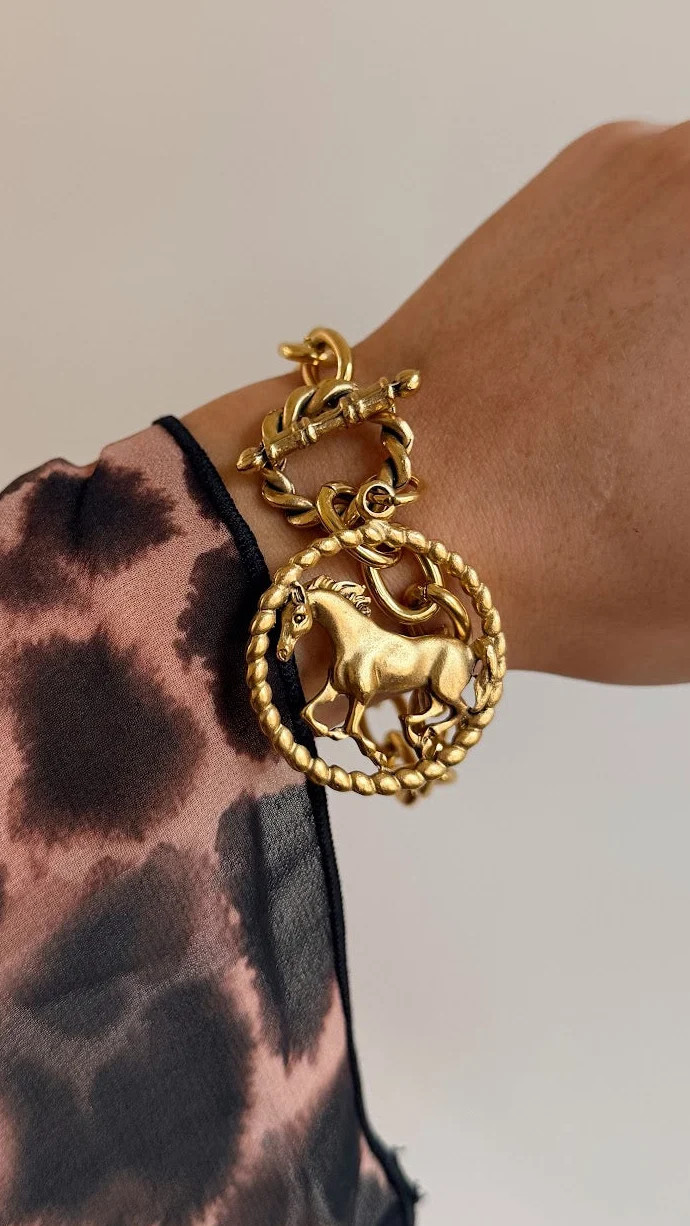 NEW!! Horse Pendant Bracelet | Glitzy Bella